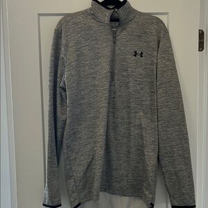 Under Armour Men's Gray Zip-Up Sweater